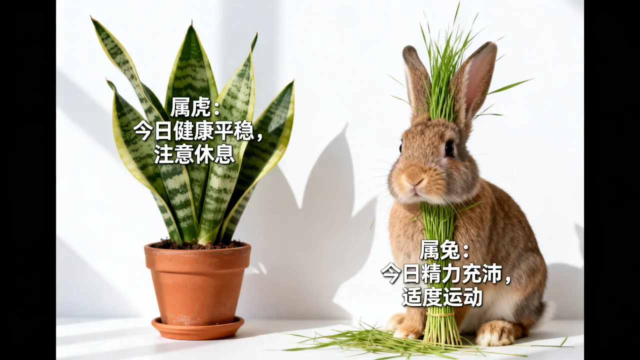 属虎的今日健康运如何，属兔的今日健康运怎么样？