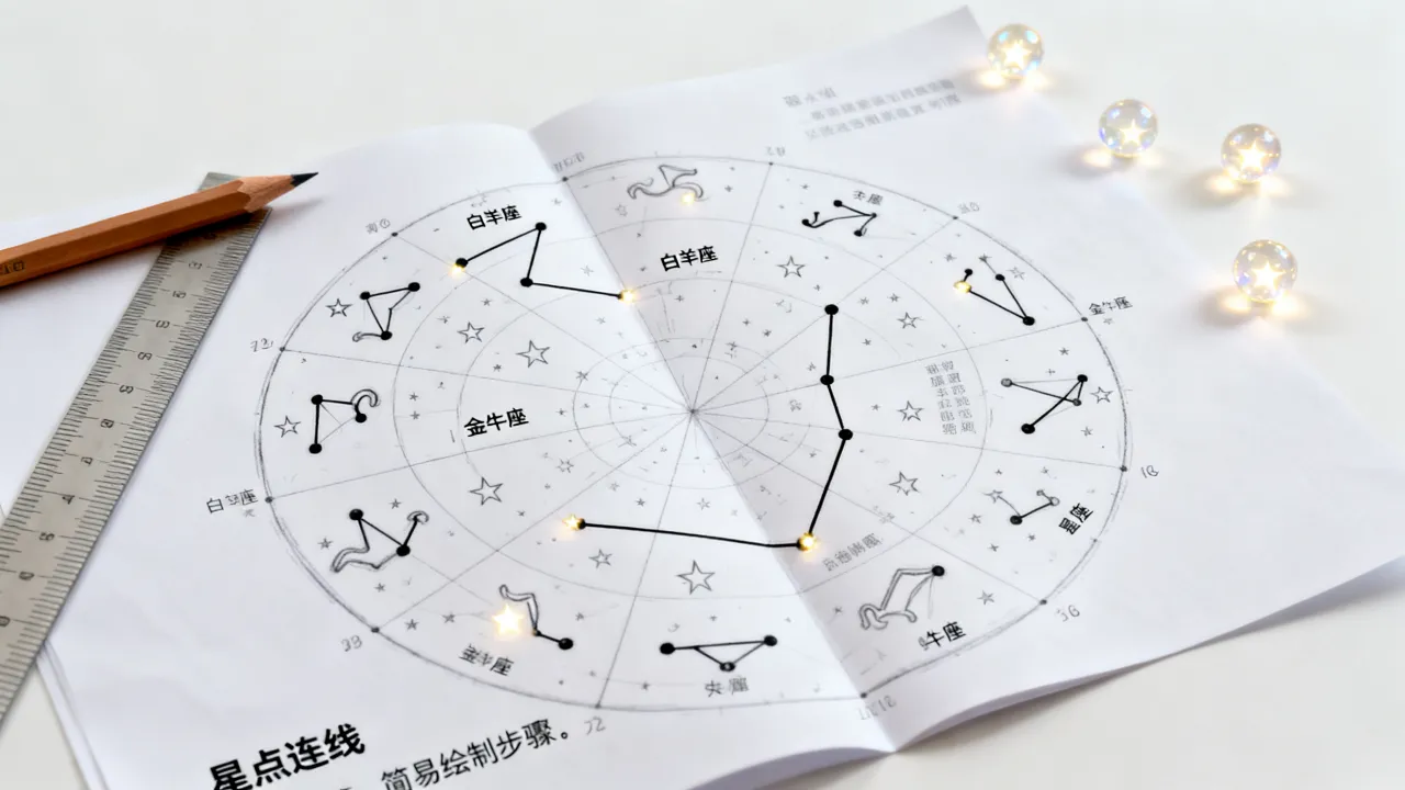 十二星座简易星图怎么看,十二星座星图简易图怎么画 十二星座简易星图怎么看,十二星座星图简易图怎么画