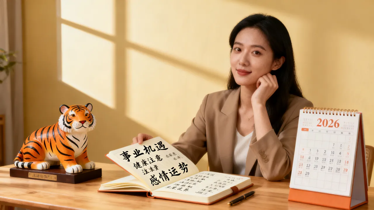 1998年属虎女2026年运势究竟如何，本命年能否破解太岁带来的不顺？