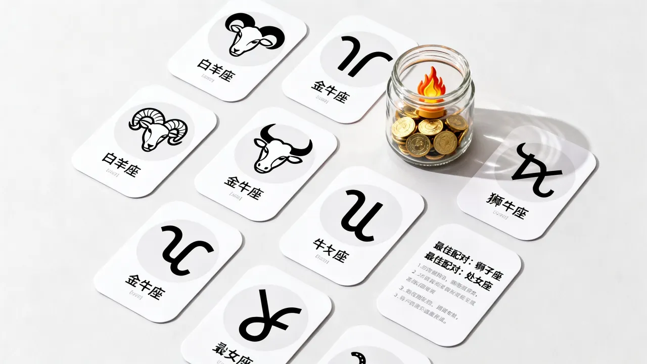 十二星座渍渍是什么，十二星座最准的星座配对表？