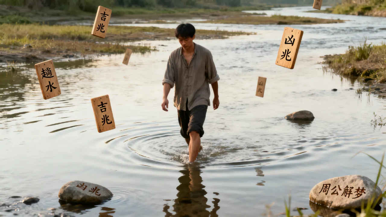 梦到自己趟水是凶兆还是吉兆，梦见趟水的寓意与周公解梦