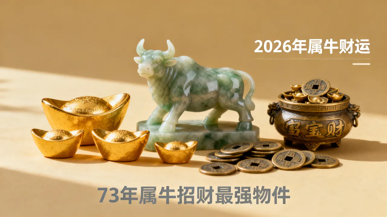 属牛的2026年财运怎么样，73年属牛招财最强的物件是什么？