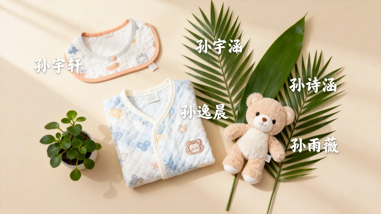 宝宝起名姓孙什么好听？孙姓宝宝取名大全男孩女孩名字怎么选