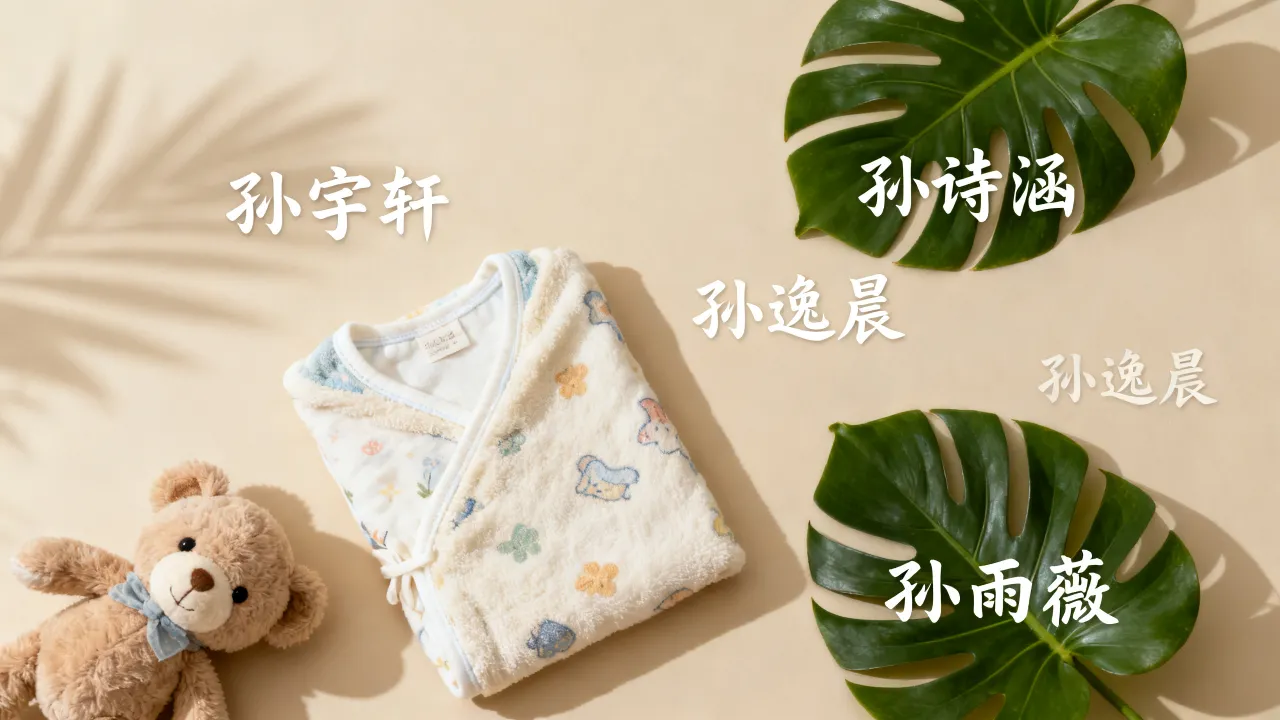 宝宝起名姓孙什么好听？孙姓宝宝取名大全男孩女孩名字怎么选