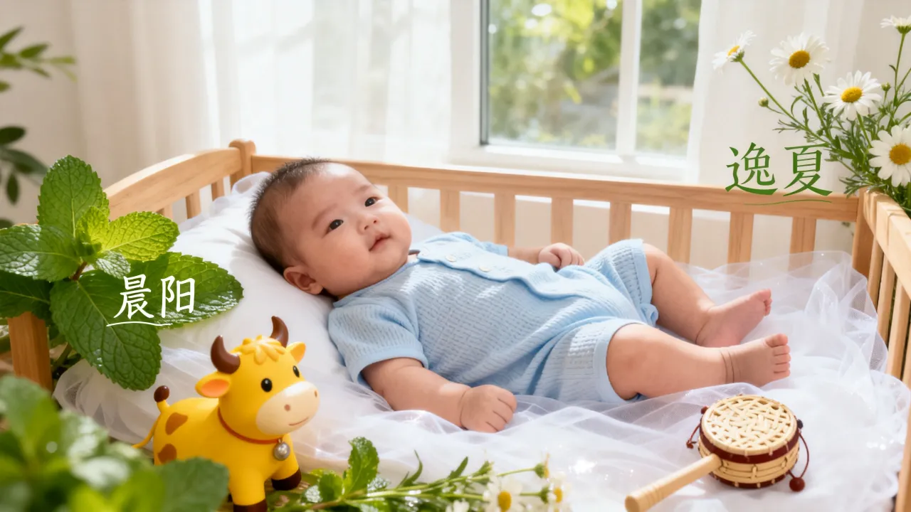 夏天牛男宝宝怎么起名，夏天出生的属牛男孩取什么名字好？