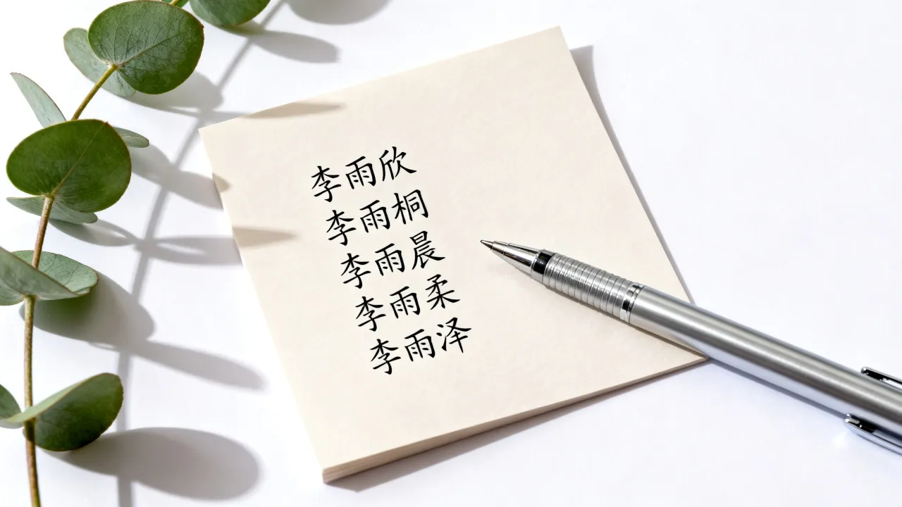 李雨后面加什么字好听？宝宝取名李雨最佳搭配推荐
