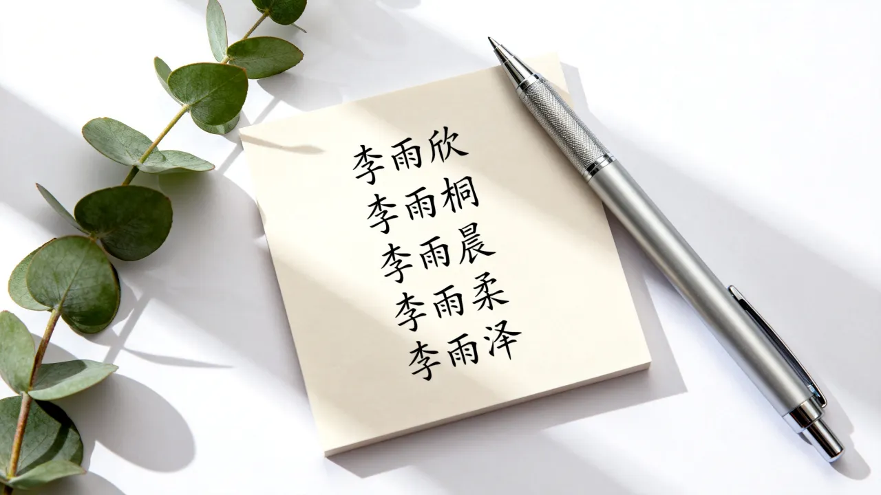 李雨后面加什么字好听?宝宝取名李雨最佳搭配推荐 李雨后面加什么字好听?宝宝取名李雨最佳搭配推荐