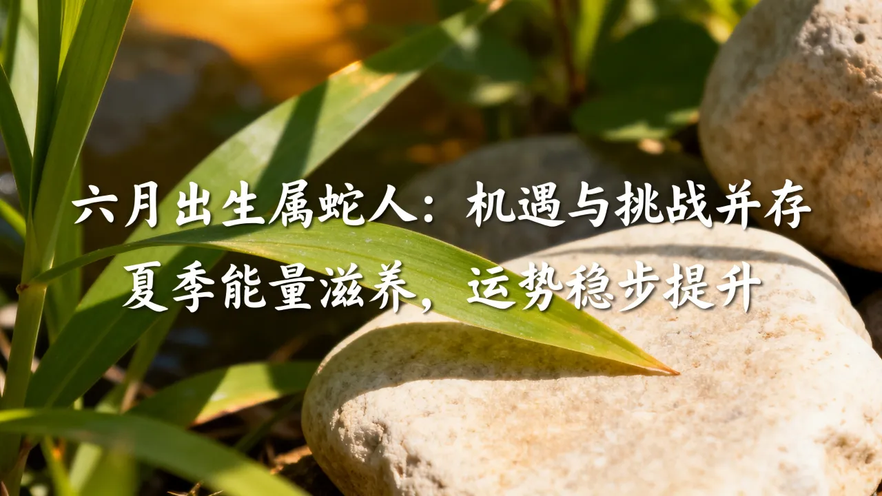 属蛇六月出生的命运如何，属蛇六月出生的人命运好不好？