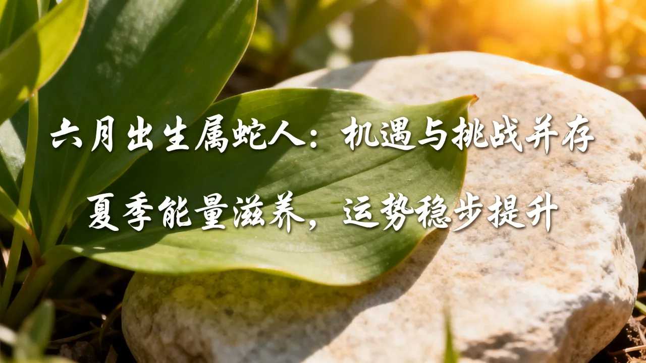 属蛇六月出生的命运如何,属蛇六月出生的人命运好不好? 属蛇六月出生的命运如何,属蛇六月出生的人命运好不好?