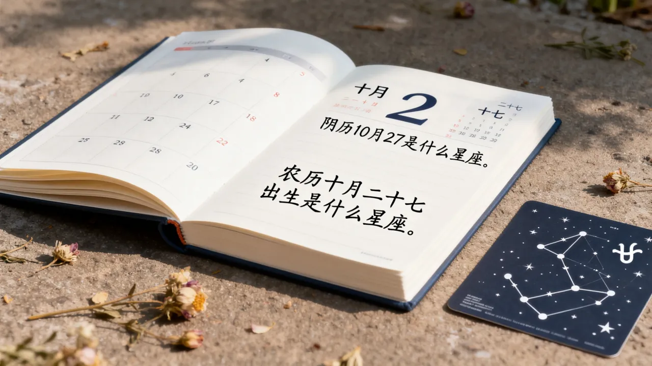 阴历10月27是什么星座,农历十月二十七出生是什么星座? 阴历10月27是什么星座,农历十月二十七出生是什么星座?