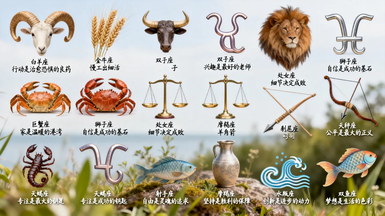 十二星座的经典名言有哪些，哪一句最让你感动？