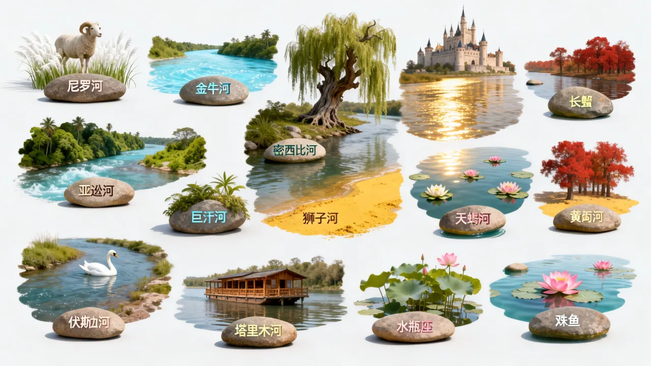 十二星座专属河流是什么,十二星座的专属河流有哪些? 十二星座专属河流是什么,十二星座的专属河流有哪些?