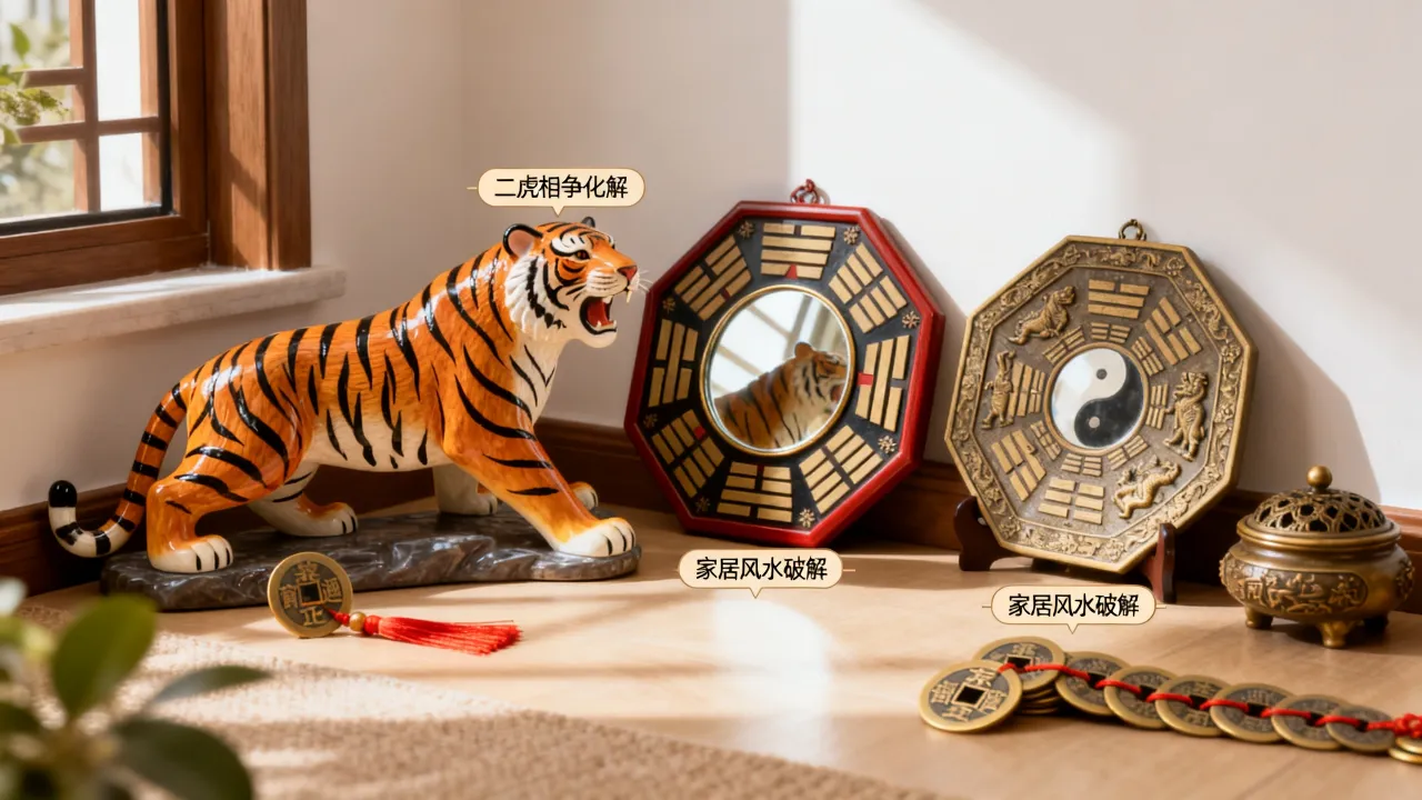 家有二虎怎么化解吉凶，二虎相争家居风水如何破解