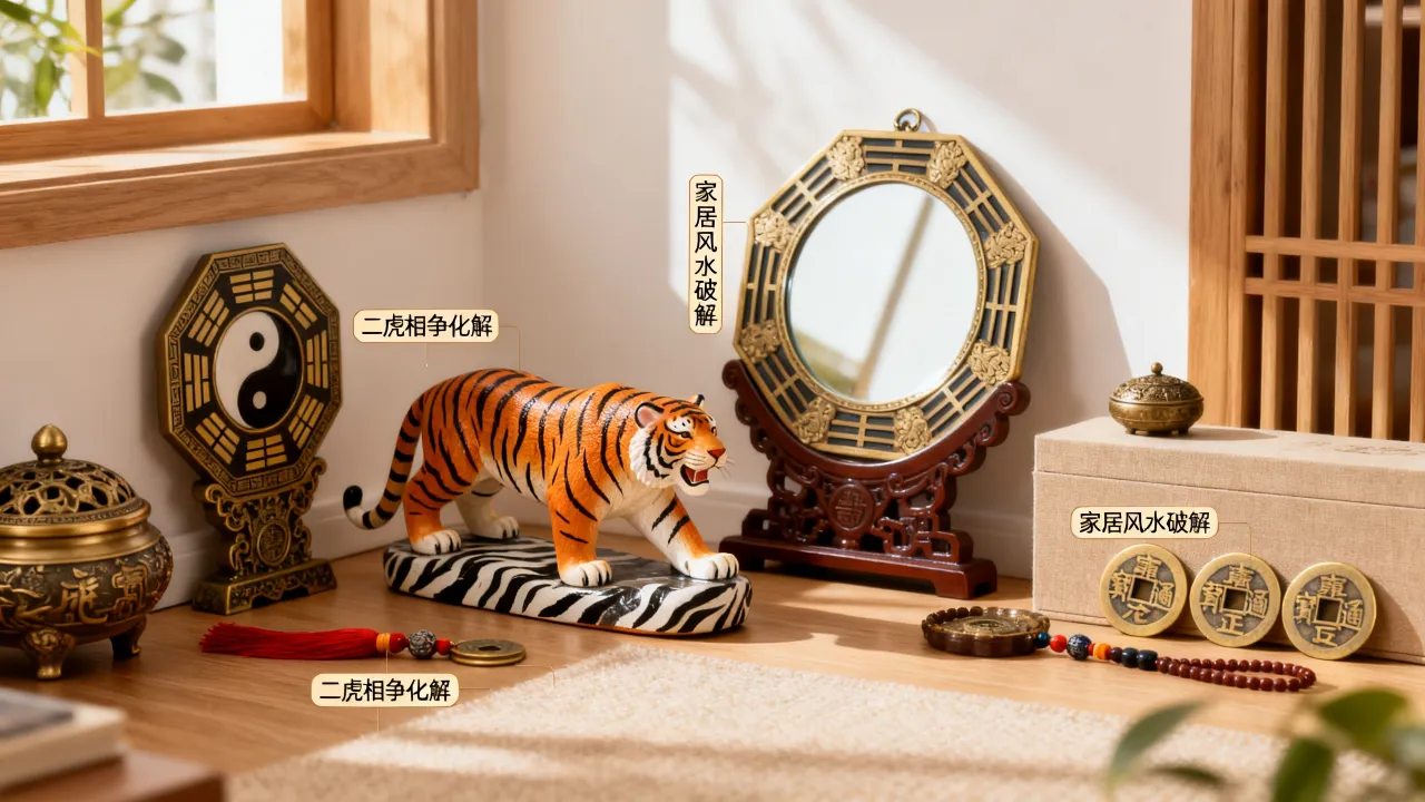 家有二虎怎么化解吉凶，二虎相争家居风水如何破解