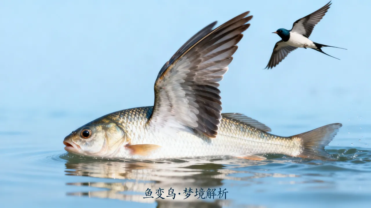 梦到鱼变鸟代表着什么？梦中鱼化鸟的吉凶预兆详解