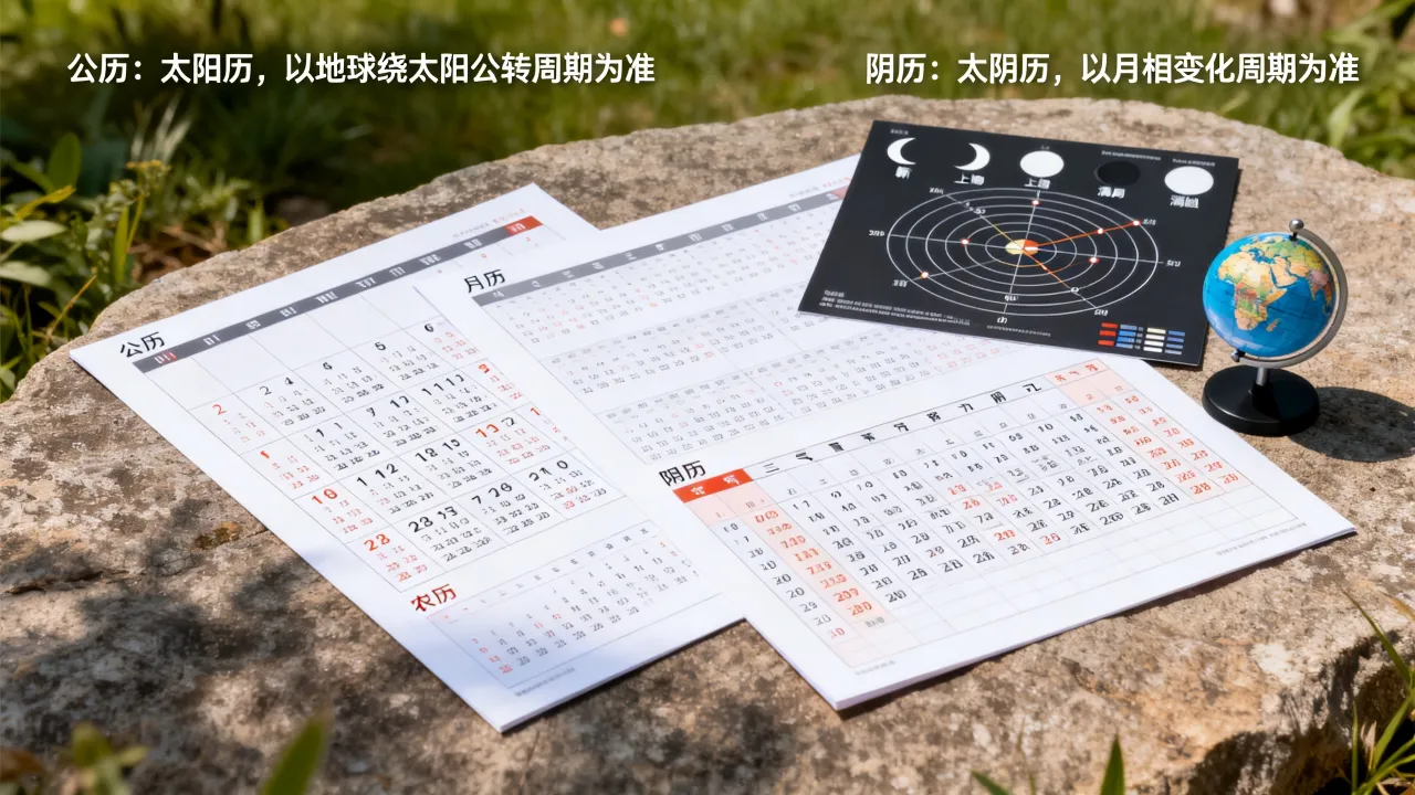 公历和阴历有什么区别?,阴历公历怎么区分 公历和阴历有什么区别?,阴历公历怎么区分