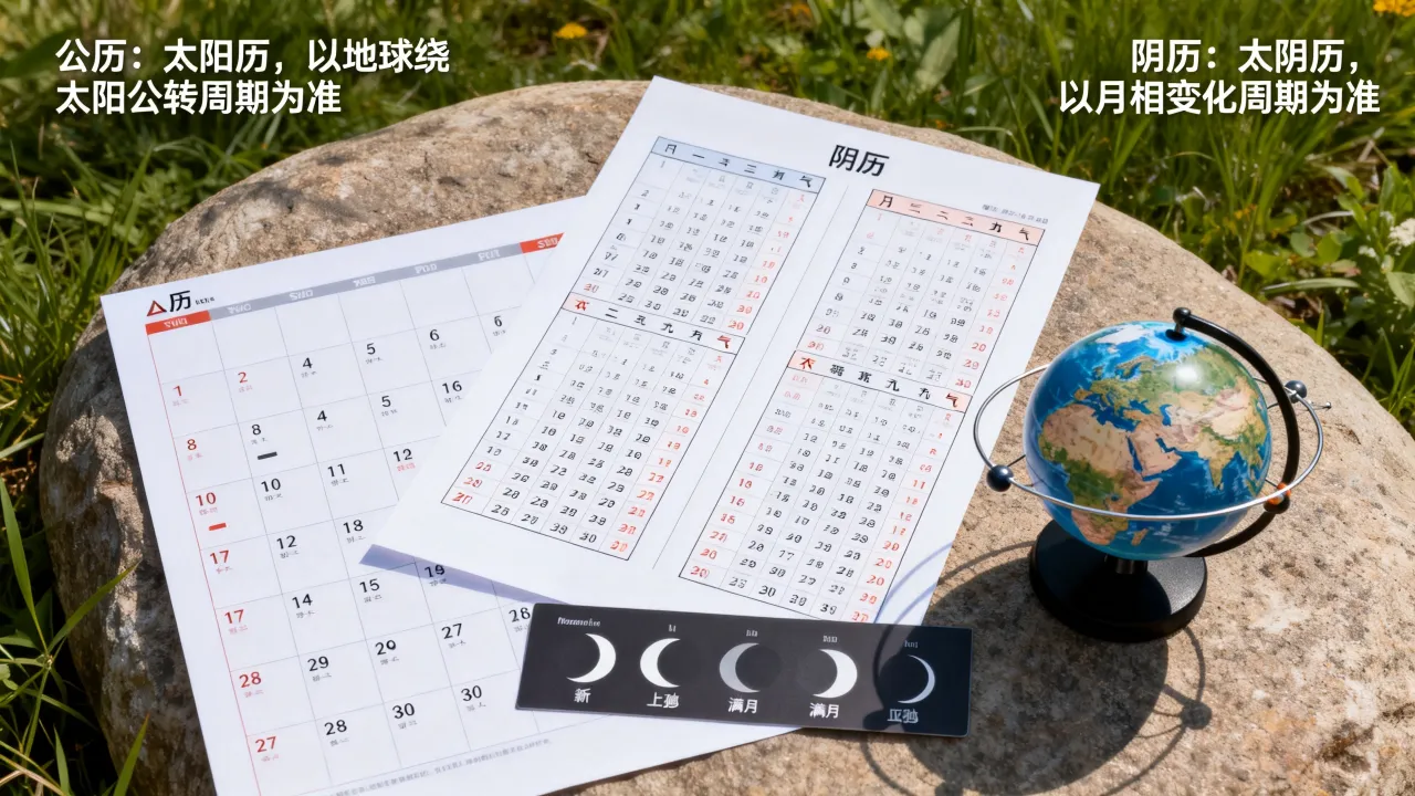 公历和阴历有什么区别?,阴历公历怎么区分 公历和阴历有什么区别?,阴历公历怎么区分