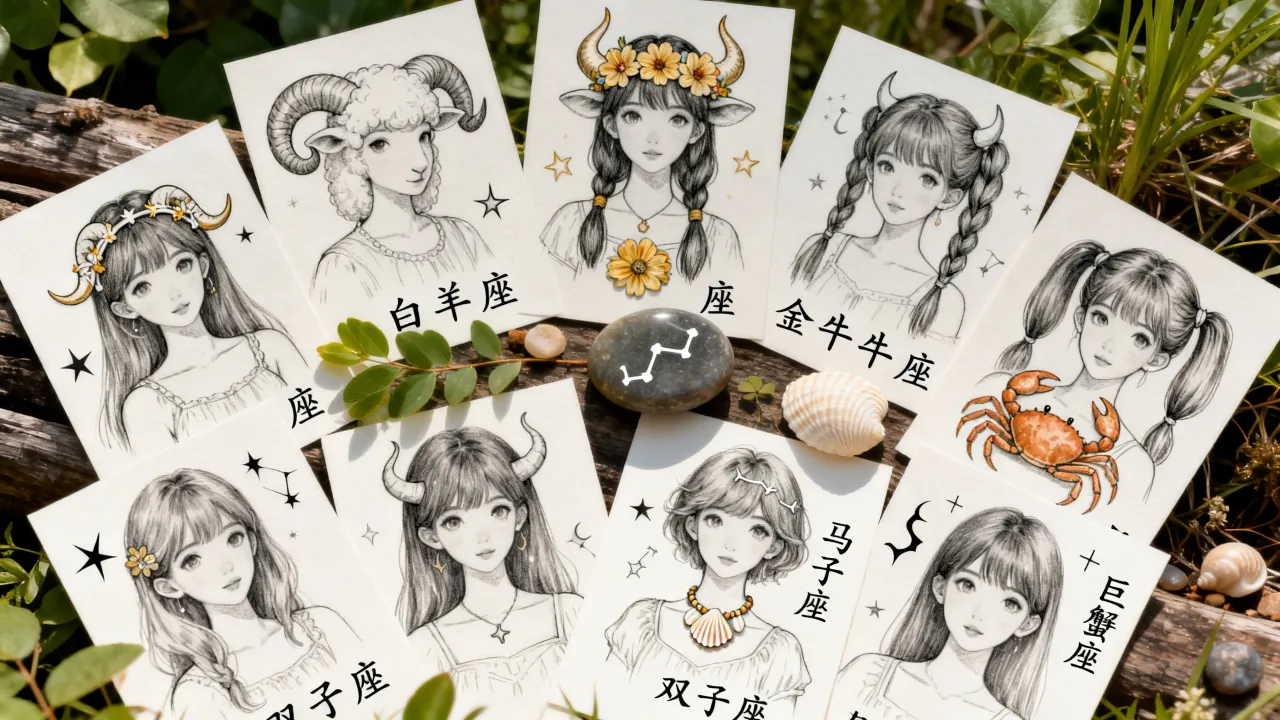 素描十二星座少女动漫怎么画?教你画出唯美星座少女插画,长尾疑问词,如何画好 素描十二星座少女动漫怎么画?教你画出唯美星座少女插画,长尾疑问词,如何画好