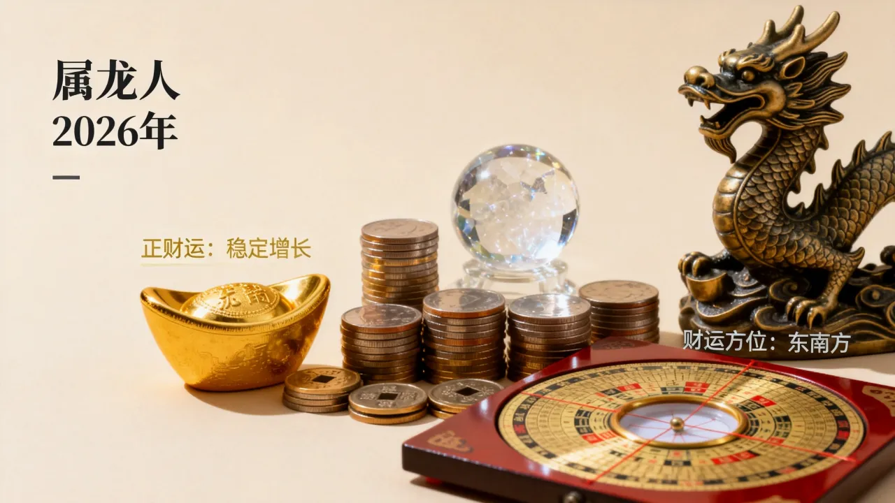 属龙人2026年正财运怎么样？，财运方位在哪里？
