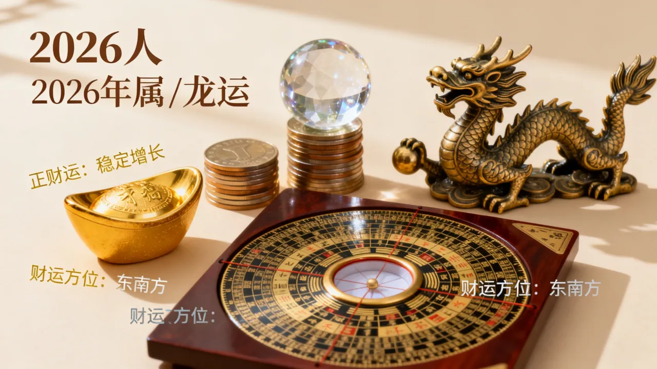属龙人2026年正财运怎么样？，财运方位在哪里？