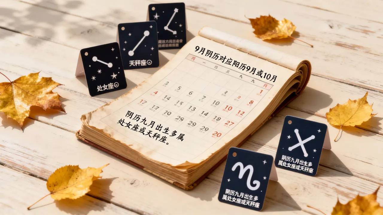 9月阴历是什么星座?阴历九月出生的人属于哪个星座? 9月阴历是什么星座?阴历九月出生的人属于哪个星座?