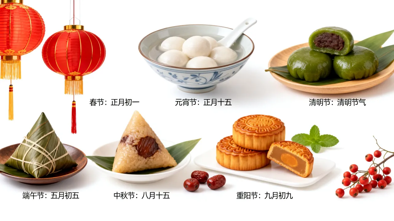阴历主要节日有哪些，农历全年传统节日时间表