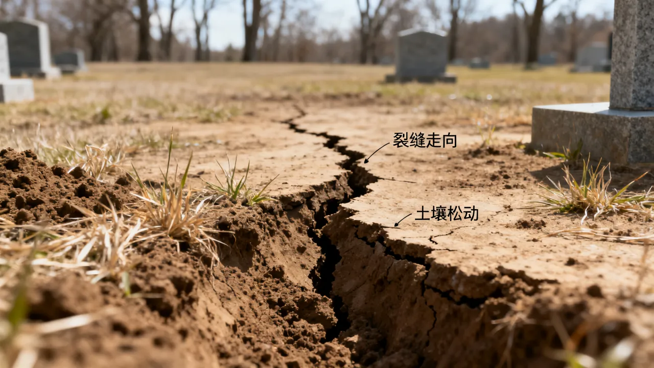 坟地裂缝怎么看吉凶呢,坟地裂缝预示什么灾祸 坟地裂缝怎么看吉凶呢,坟地裂缝预示什么灾祸