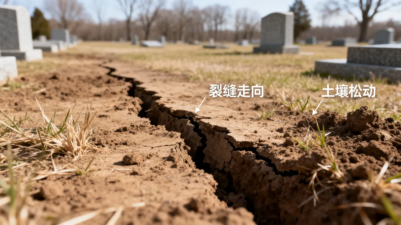 坟地裂缝怎么看吉凶呢,坟地裂缝预示什么灾祸 坟地裂缝怎么看吉凶呢,坟地裂缝预示什么灾祸