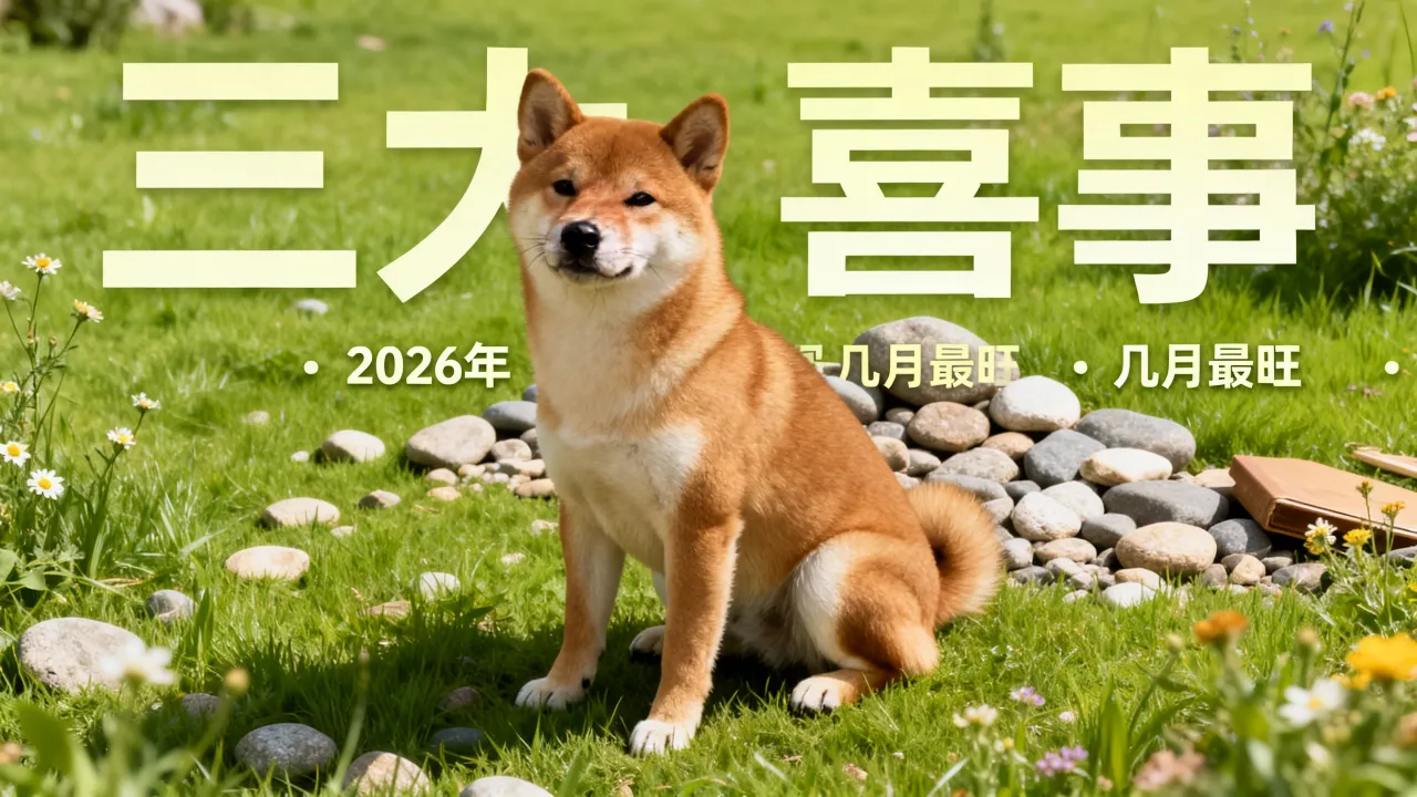 属狗2026年真有三大喜事吗，属狗2026年几月最旺？