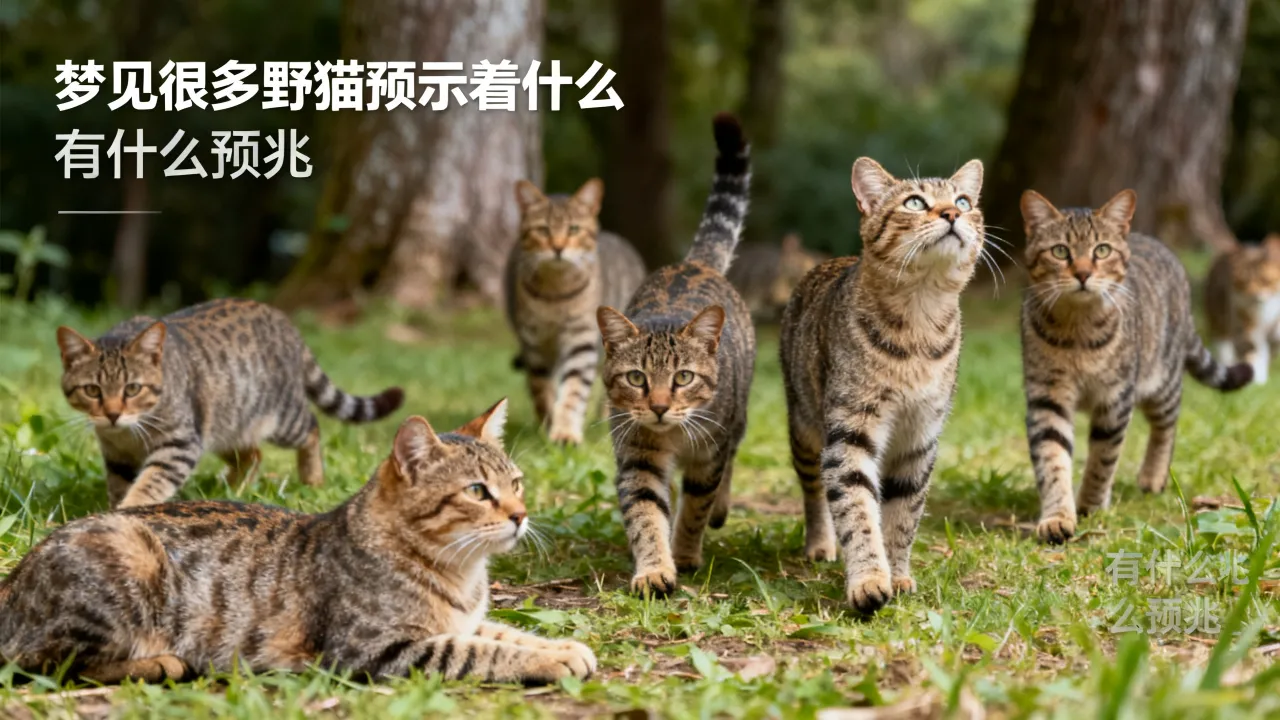 梦见很多野猫预示着什么，梦见很多野猫是什么意思有什么预兆