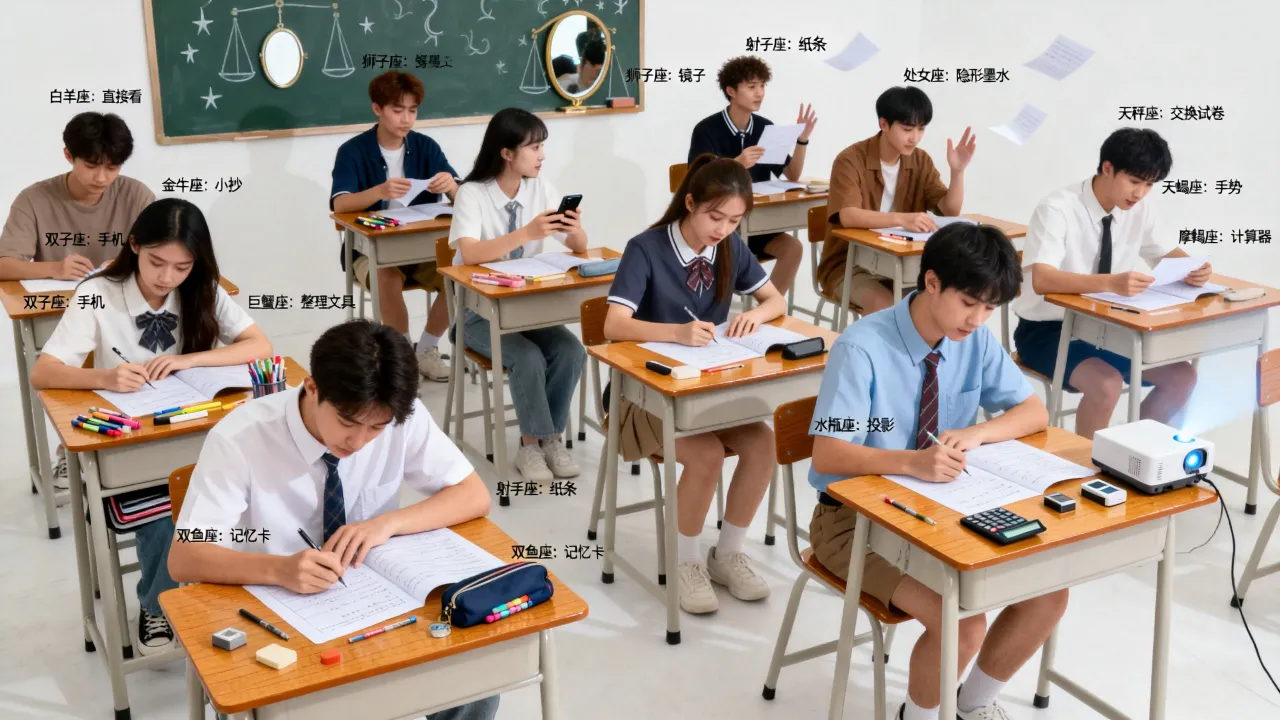 十二星座考试会抄袭吗?哪个星座抄袭最隐蔽? 十二星座考试会抄袭吗?哪个星座抄袭最隐蔽?
