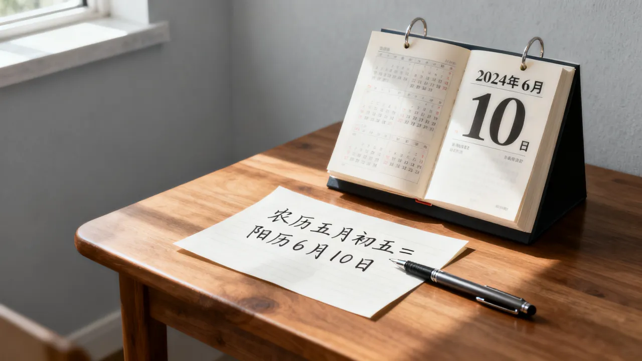 今年农历几月几日是阳历几号，阴历日期怎么换算