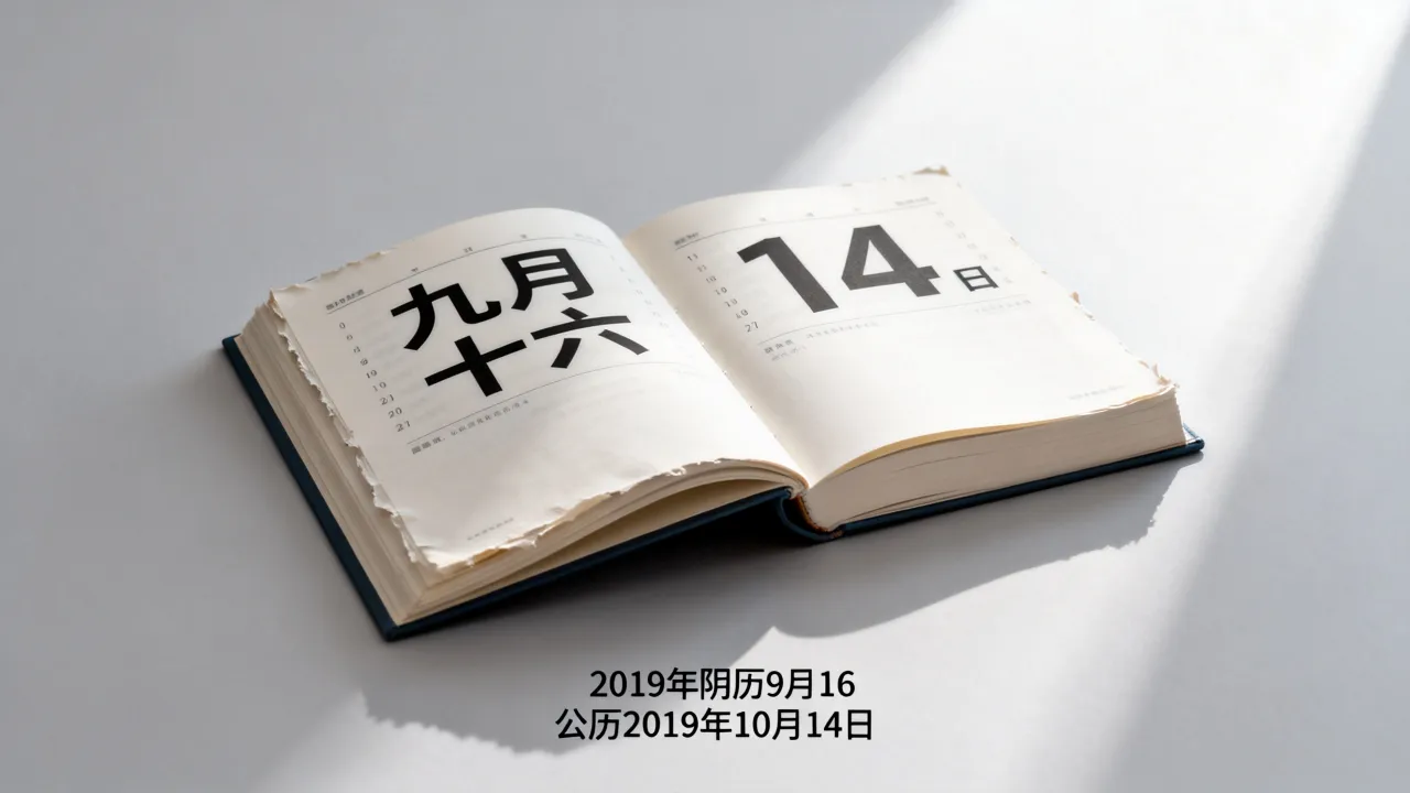 2019阴历9月16是几月几号,阴历九月十六对应的公历日期是什么时候? 2019阴历9月16是几月几号,阴历九月十六对应的公历日期是什么时候?