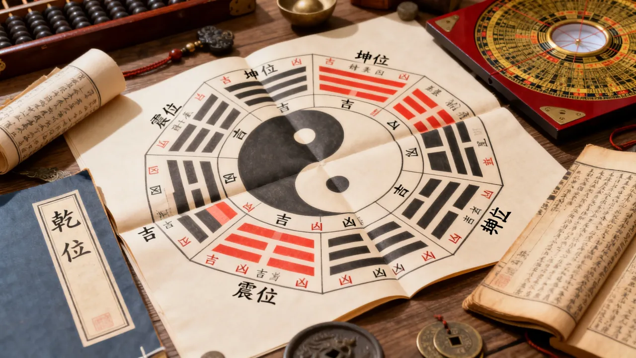 卦位怎么看吉凶详解，八卦方位吉凶对照表