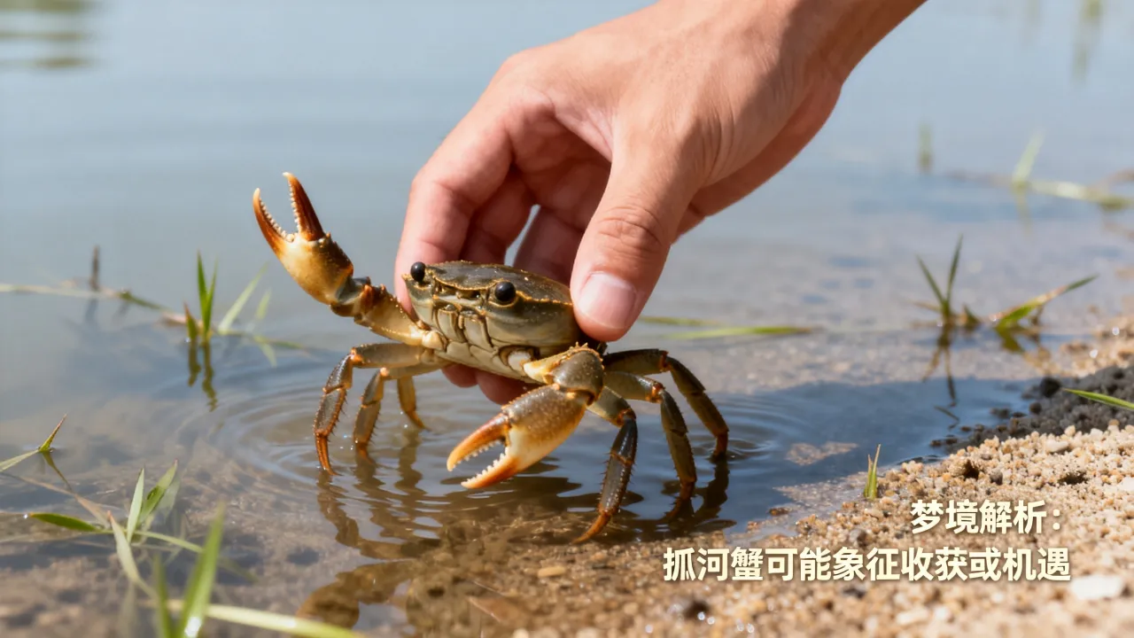 梦到抓河蟹意味着什么,梦见抓河蟹有什么预兆 梦到抓河蟹意味着什么,梦见抓河蟹有什么预兆