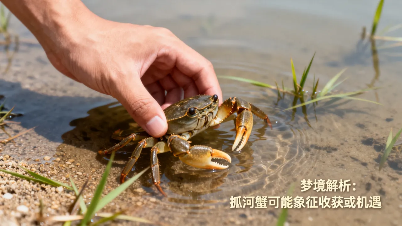 梦到抓河蟹意味着什么,梦见抓河蟹有什么预兆 梦到抓河蟹意味着什么,梦见抓河蟹有什么预兆
