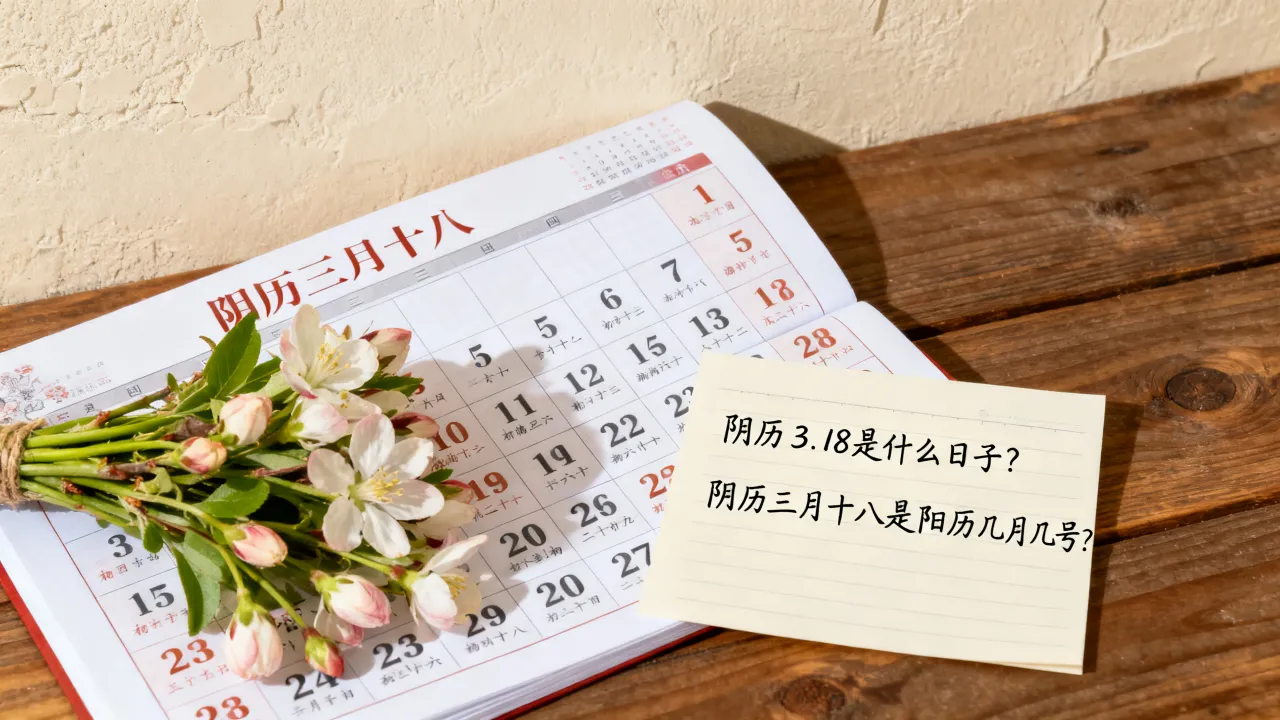 阴历3.18是什么日子？阴历三月十八是阳历几月几号？