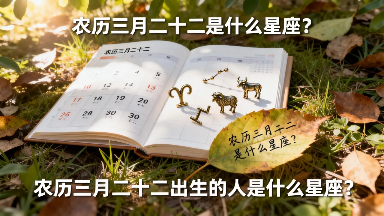 农历三月二十二是什么星座?农历三月二十二出生的人是什么星座? 农历三月二十二是什么星座?农历三月二十二出生的人是什么星座?