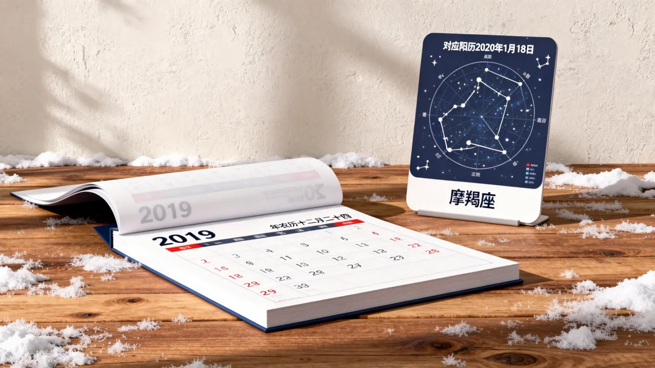 2019年农历十二月二十四是阳历几号，腊月二十四是什么星座？