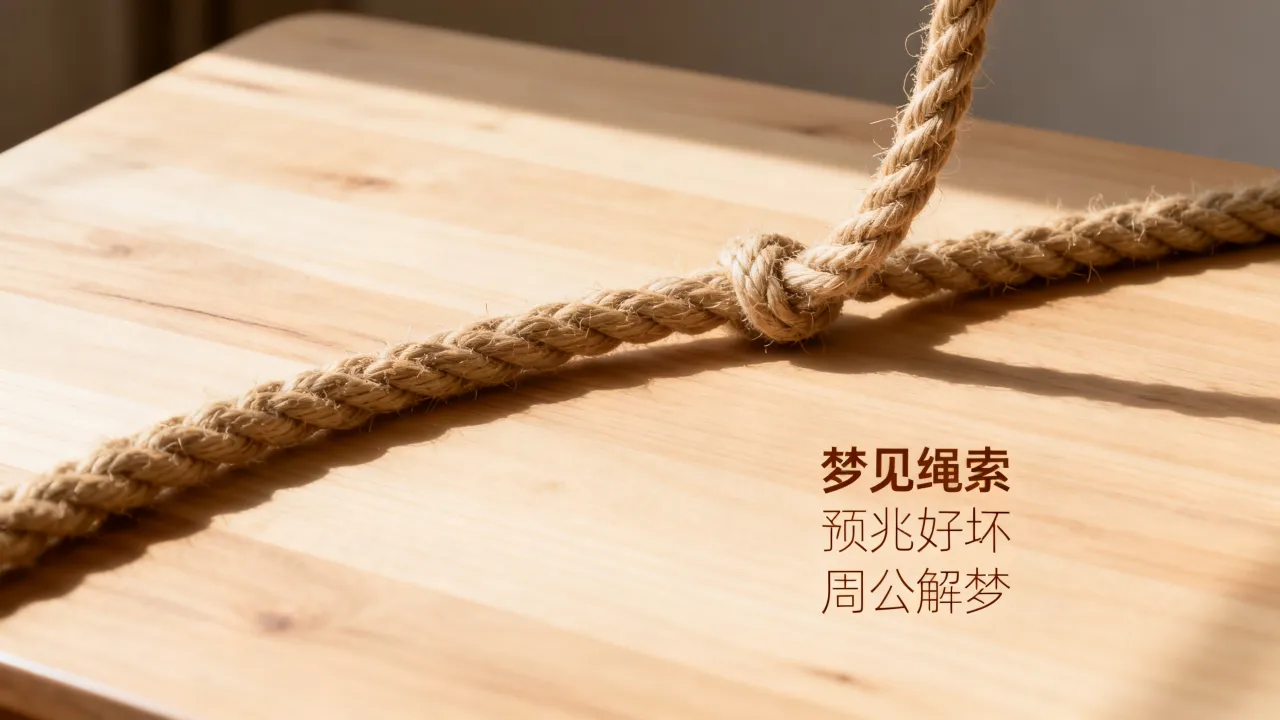 梦见绳索是什么意思？做梦梦到绳索预兆好坏，周公解梦准不准？