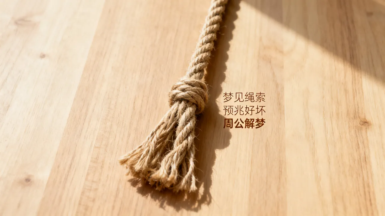 梦见绳索是什么意思？做梦梦到绳索预兆好坏，周公解梦准不准？