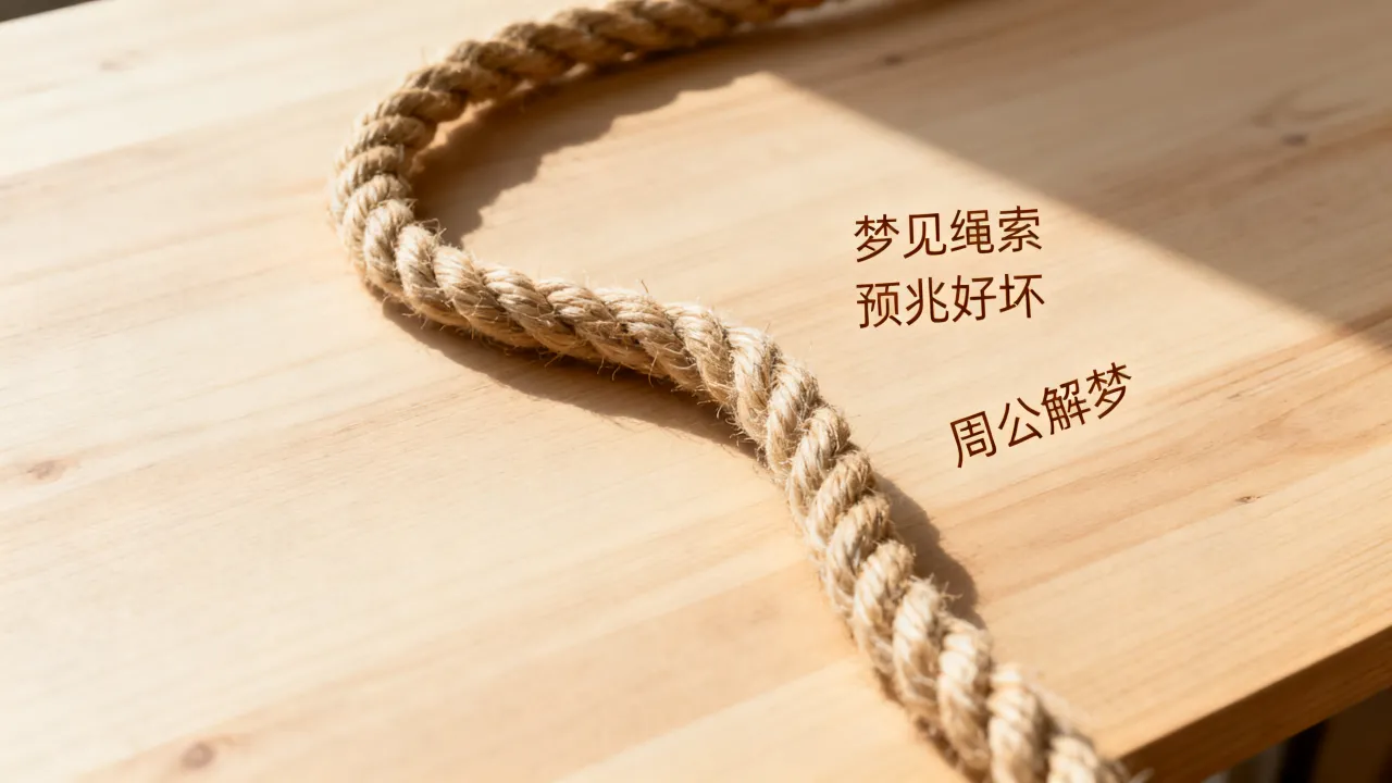 梦见绳索是什么意思？做梦梦到绳索预兆好坏，周公解梦准不准？