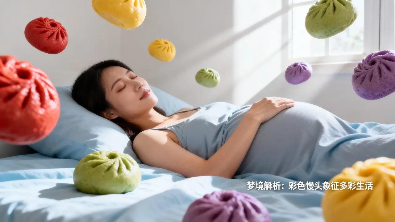 梦见彩色馒头是咋回事，孕妇梦见彩色馒头预示什么