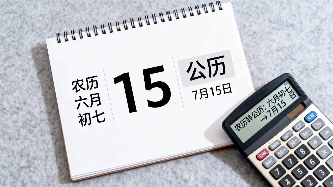 农历6月初七是公历几月几号,农历日期换算 农历6月初七是公历几月几号,农历日期换算