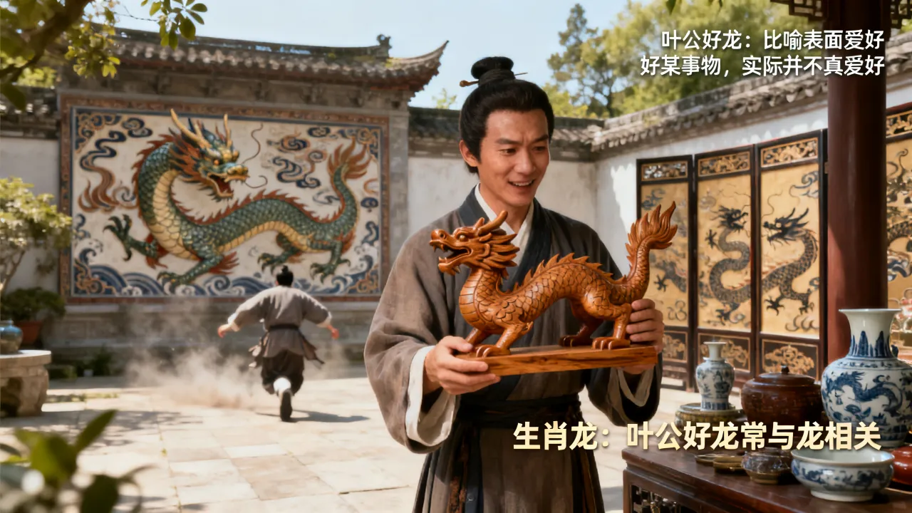 叶公好龙是什么生肖,叶公好龙比喻什么生肖和意思? 叶公好龙是什么生肖,叶公好龙比喻什么生肖和意思?