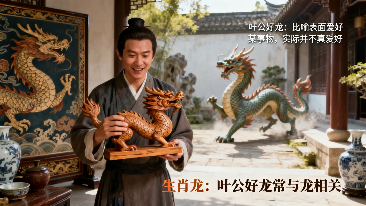 叶公好龙是什么生肖,叶公好龙比喻什么生肖和意思? 叶公好龙是什么生肖,叶公好龙比喻什么生肖和意思?