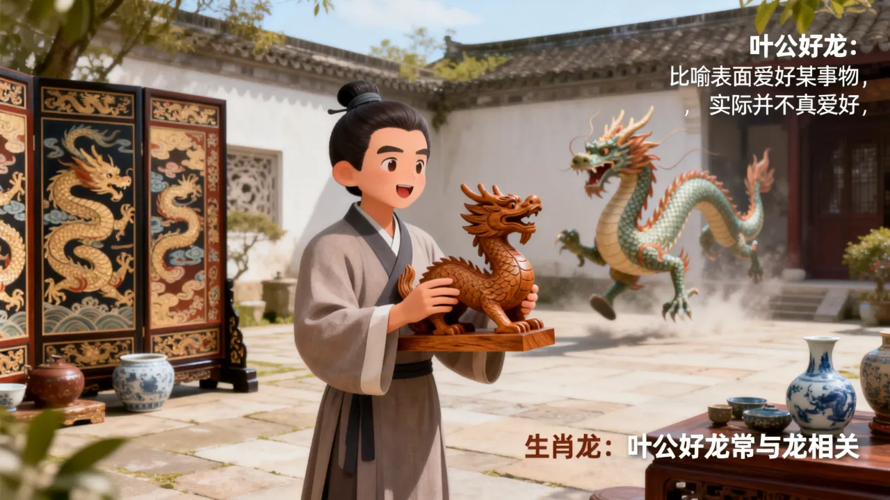 叶公好龙是什么生肖,叶公好龙比喻什么生肖和意思? 叶公好龙是什么生肖,叶公好龙比喻什么生肖和意思?
