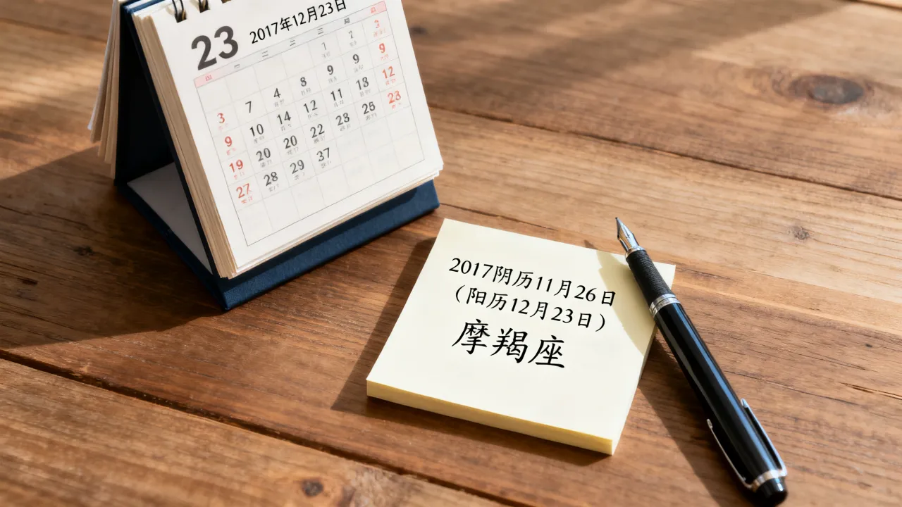 2017阴历1126是几月几号,是什么星座 2017阴历1126是几月几号,是什么星座