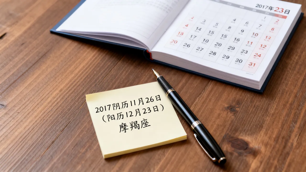 2017阴历1126是几月几号,是什么星座 2017阴历1126是几月几号,是什么星座