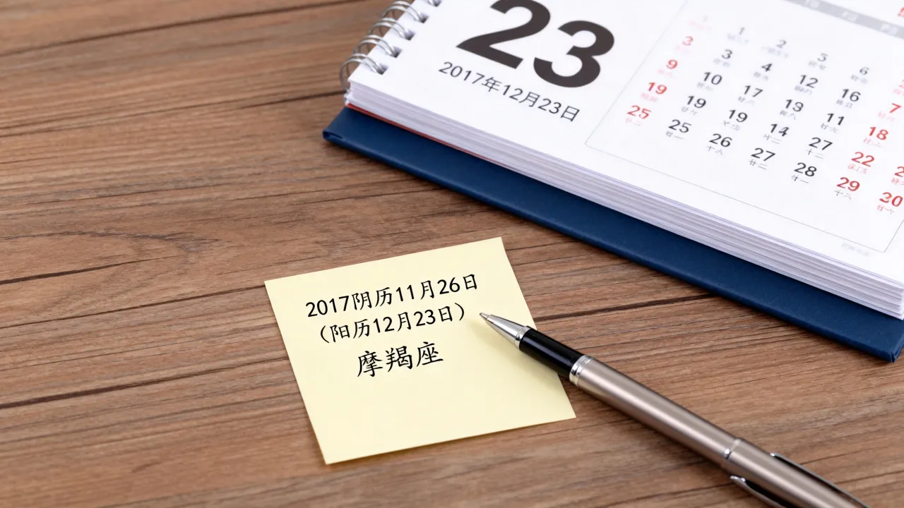 2017阴历1126是几月几号,是什么星座 2017阴历1126是几月几号,是什么星座
